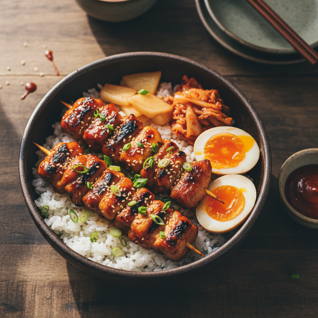 Dakkochi Bowl with Rice