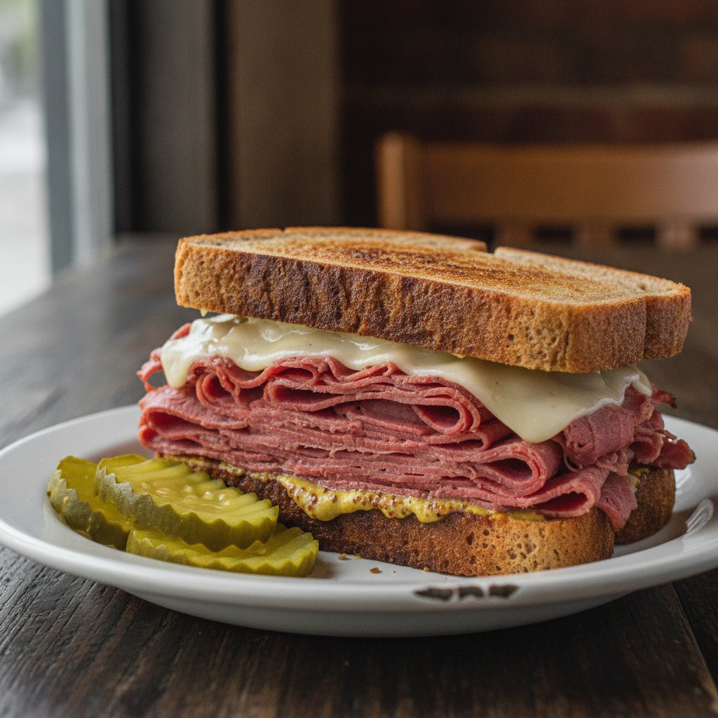 Cleveland corned beef sandwich