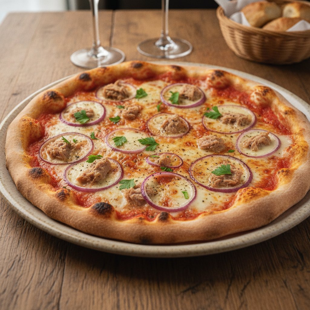 Tuna and Onion Pizza