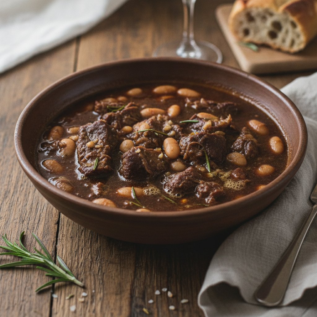 Tuscan Beef and Red Wine Stew (High-Protein)