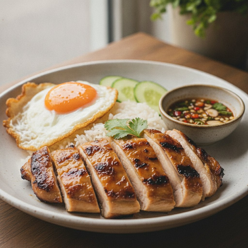 Grilled Chicken Rice Plate