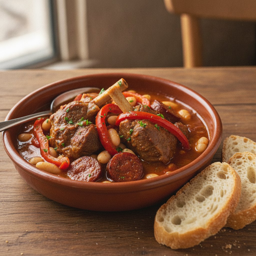 Spanish Lamb Stew with Peppers (High-Protein)