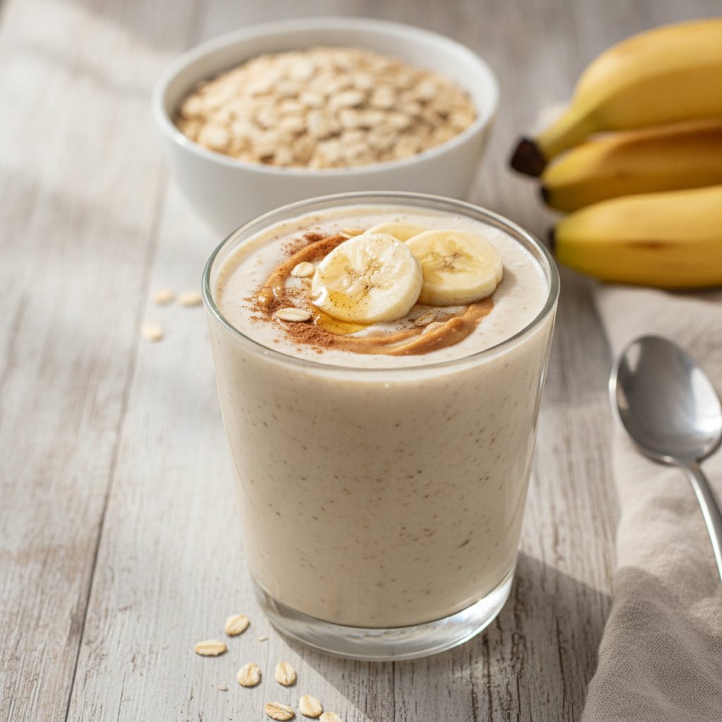 Banana Oat Breakfast Smoothie (Gluten-Free)
