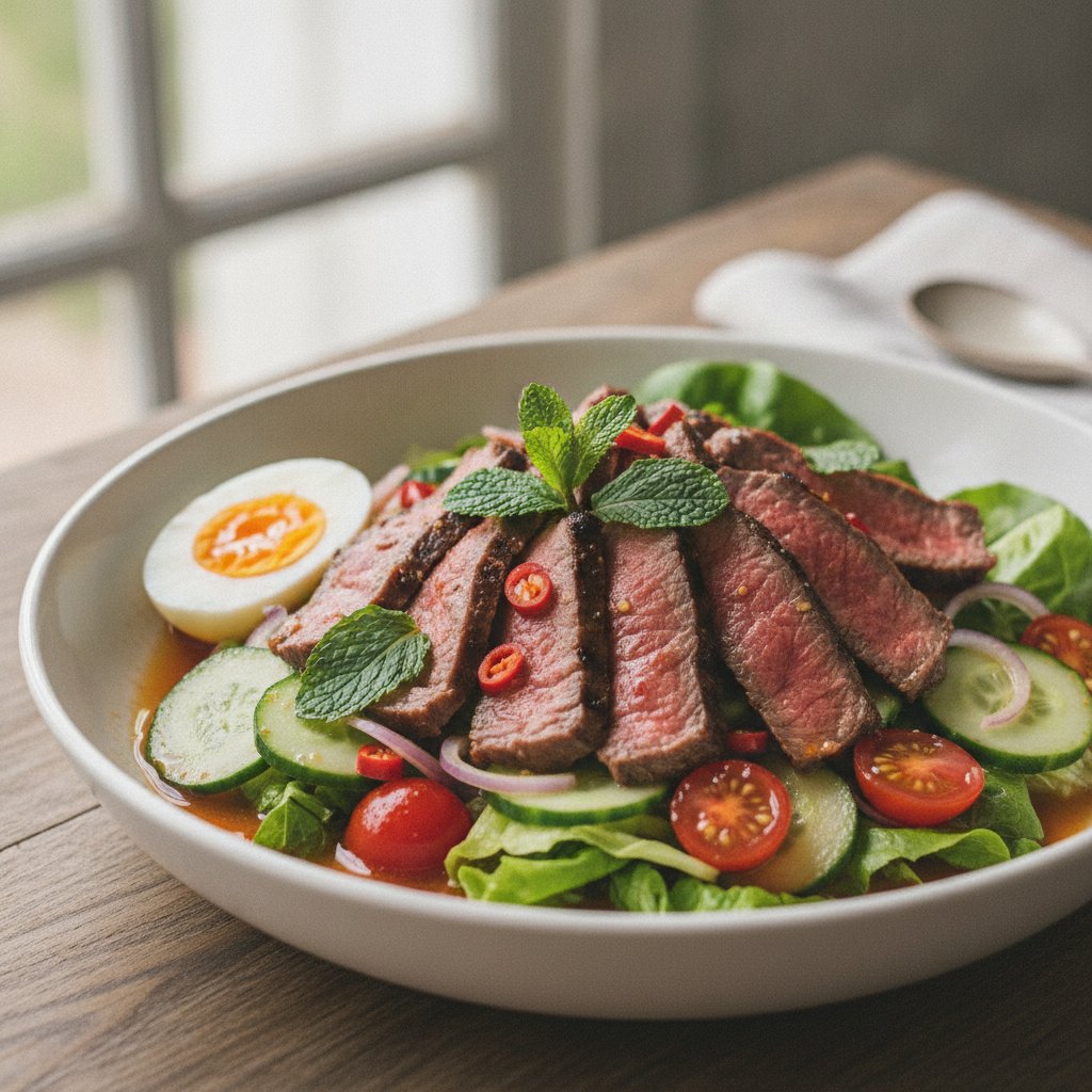 Spicy Beef Salad (High-Protein)