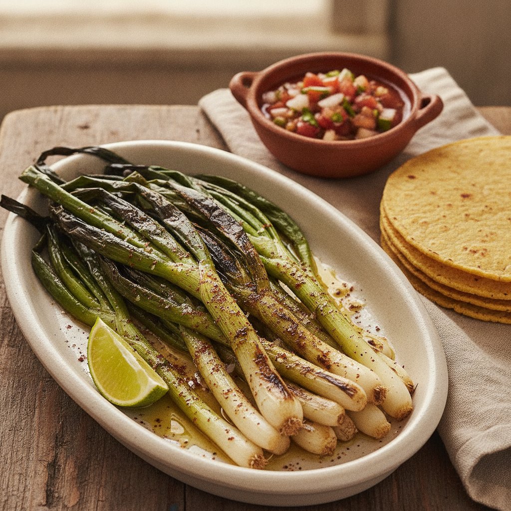 Grilled Spring Onions