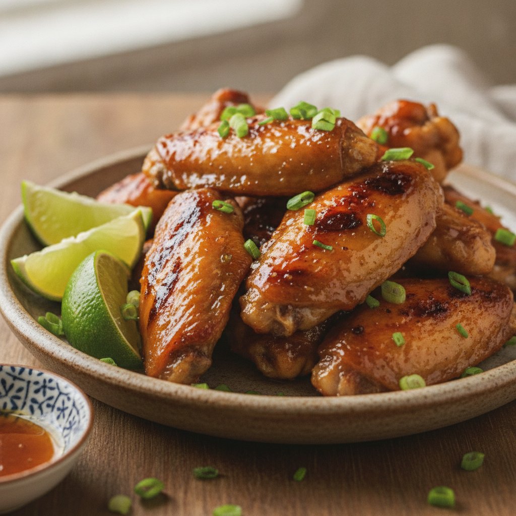 Honey Glazed Grilled Chicken Wings