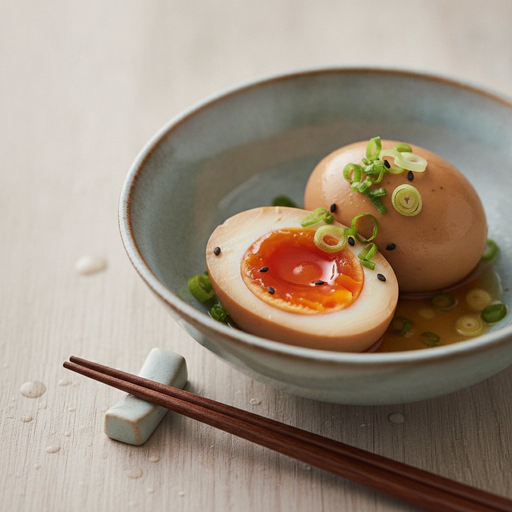 Seasoned Soft Boiled Egg (Low-Calorie)