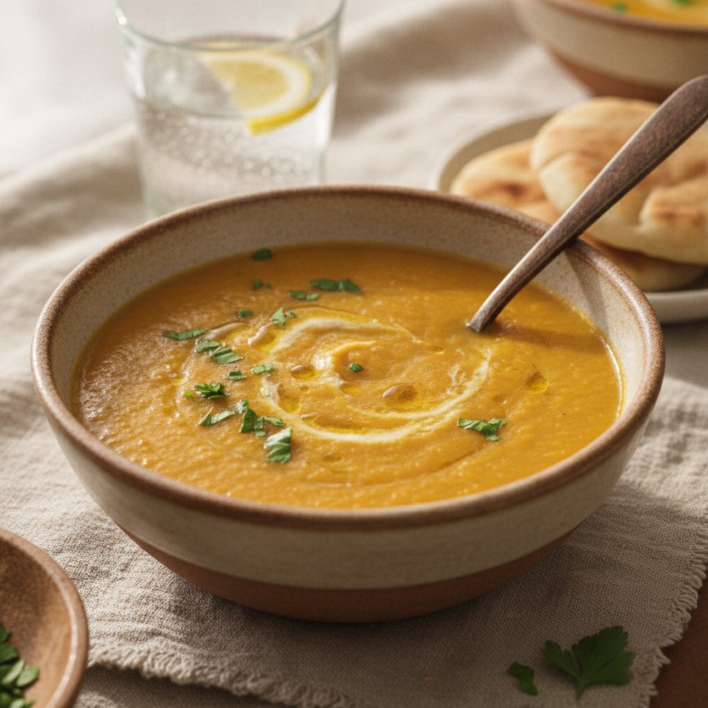 Red Lentil Soup (Low-Chol)