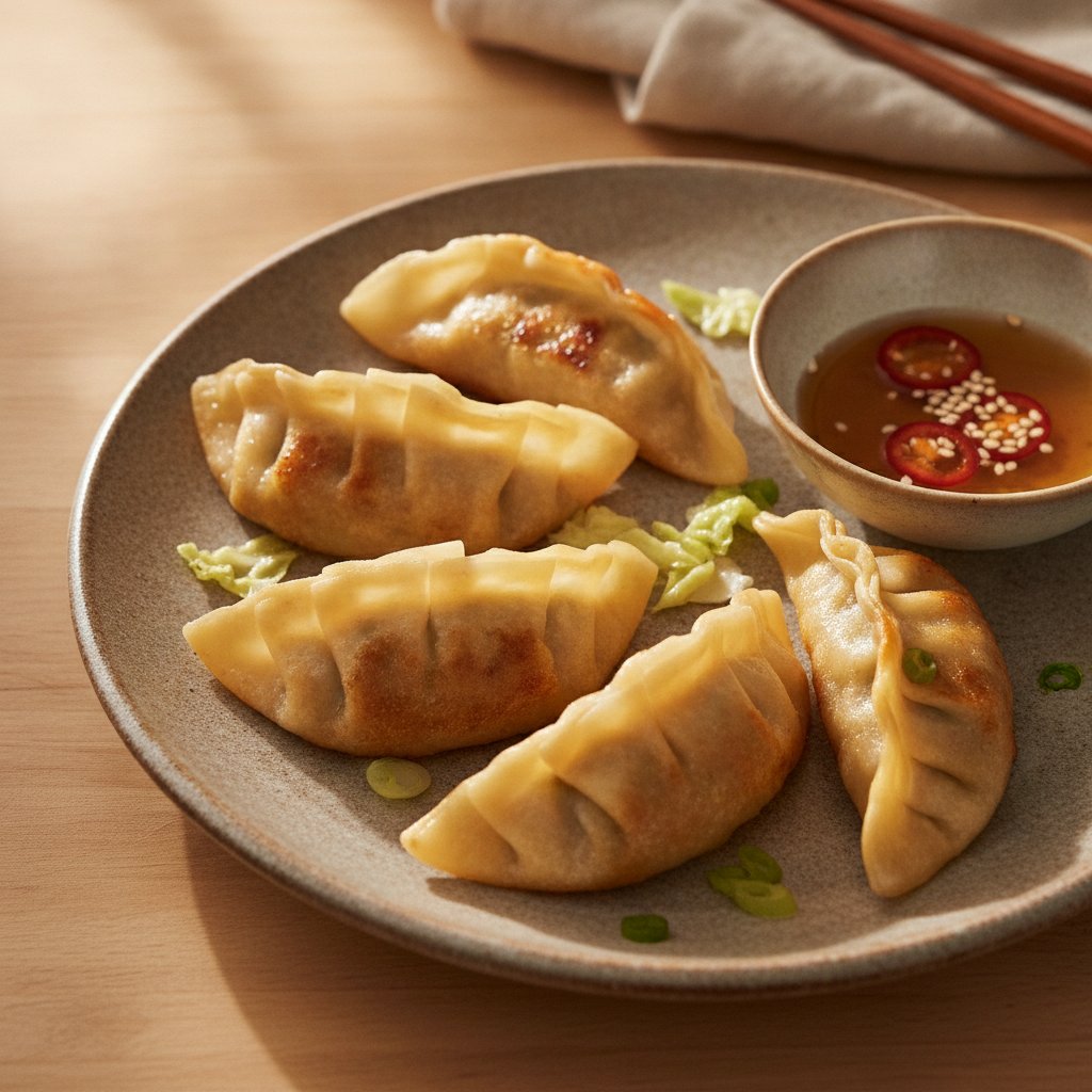 Fried Meat Dumplings (Low-Calorie)