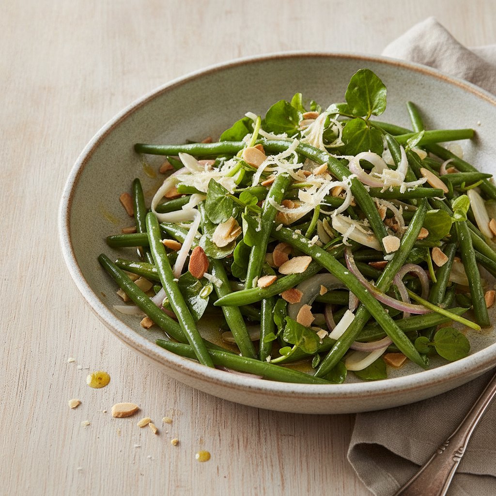Watercress and Green Bean Salad