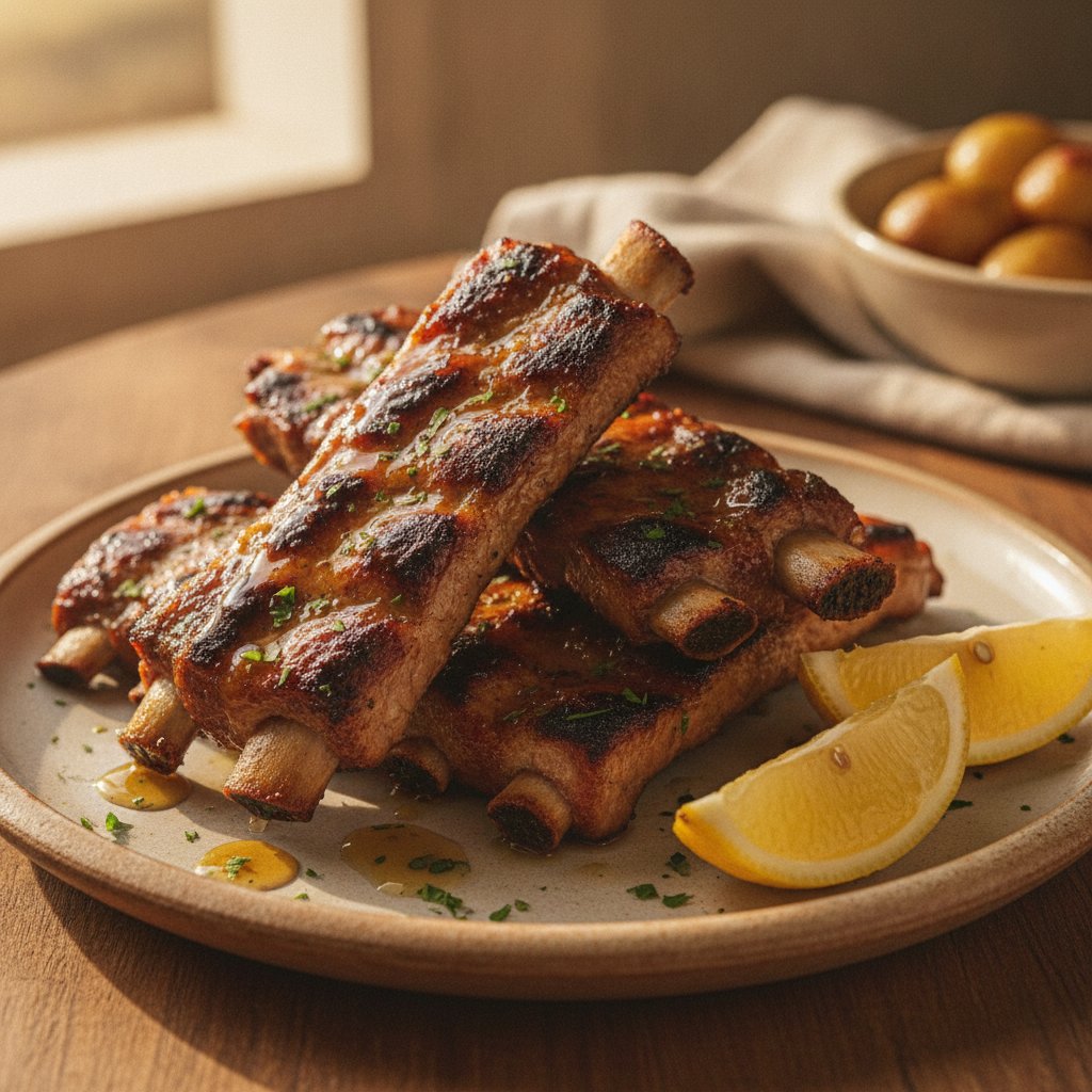 Grilled Pork Ribs (Low-Calorie)