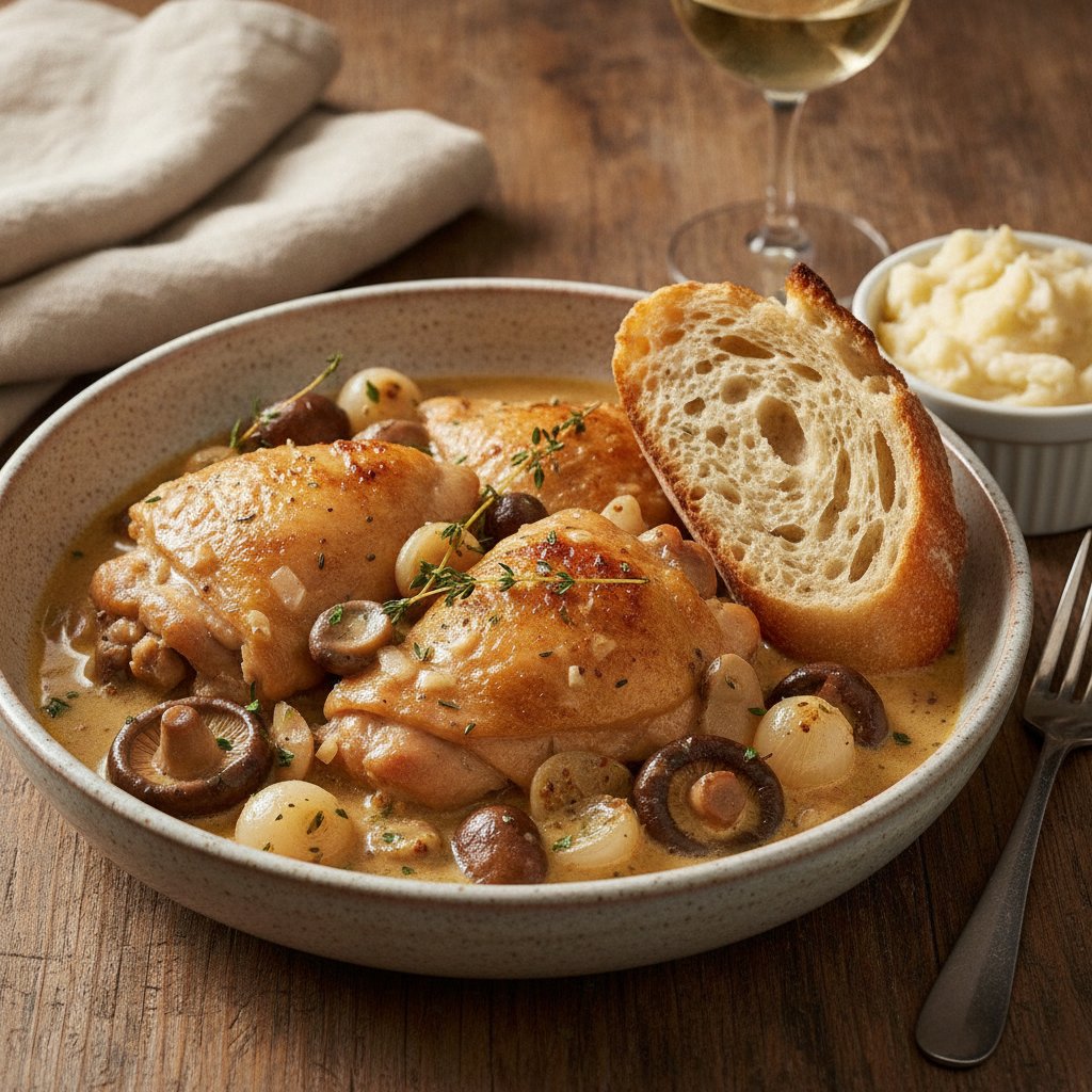 Chicken and Mushroom Stew