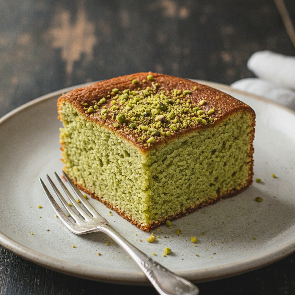 Pistachio Cream Cheese Cake
