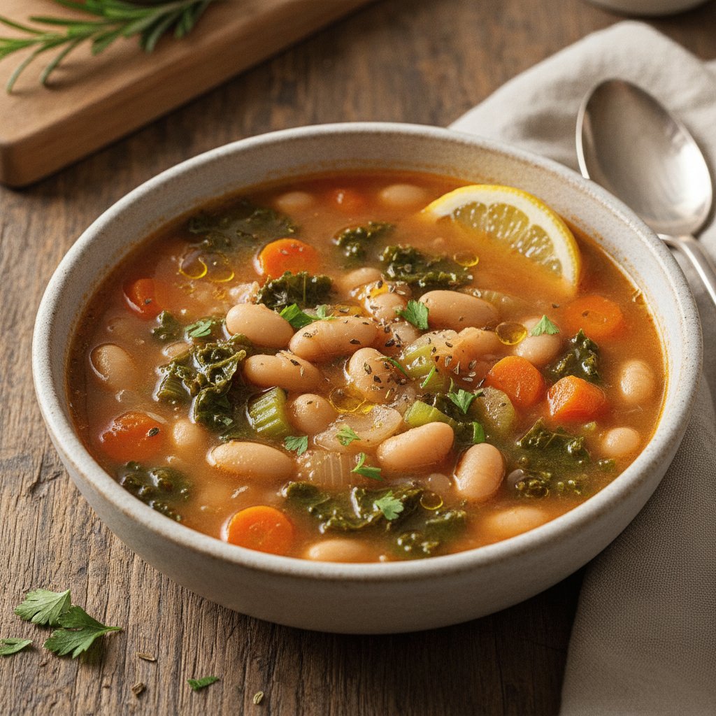 Vegetable and Bean Soup (Low-Calorie)