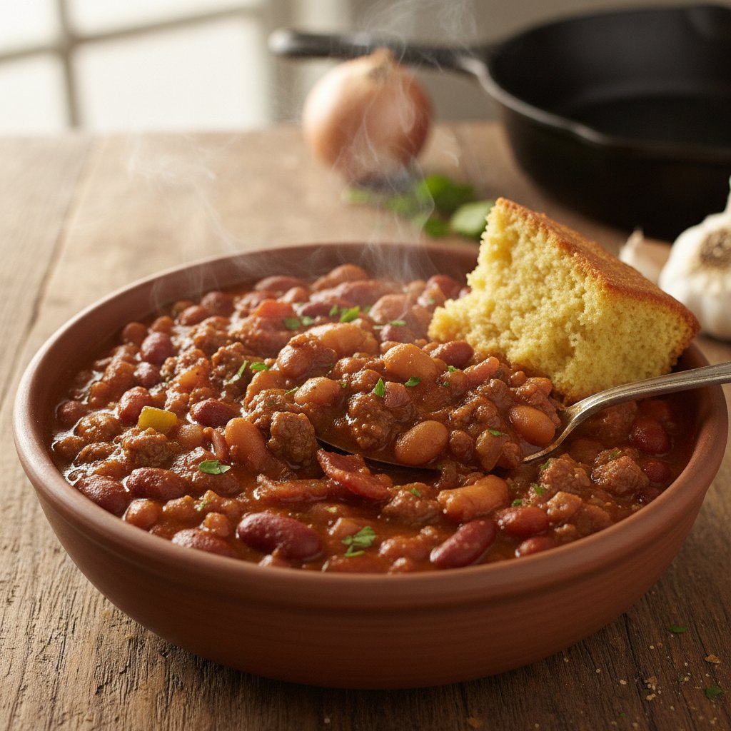 Cowboy Beans with Ground Beef