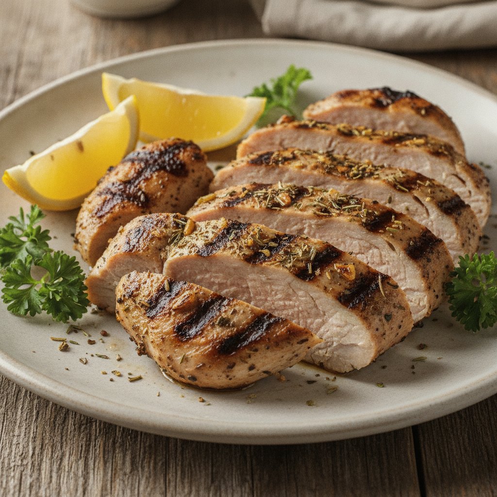 Grilled Turkey Breast with Provencal Herbs