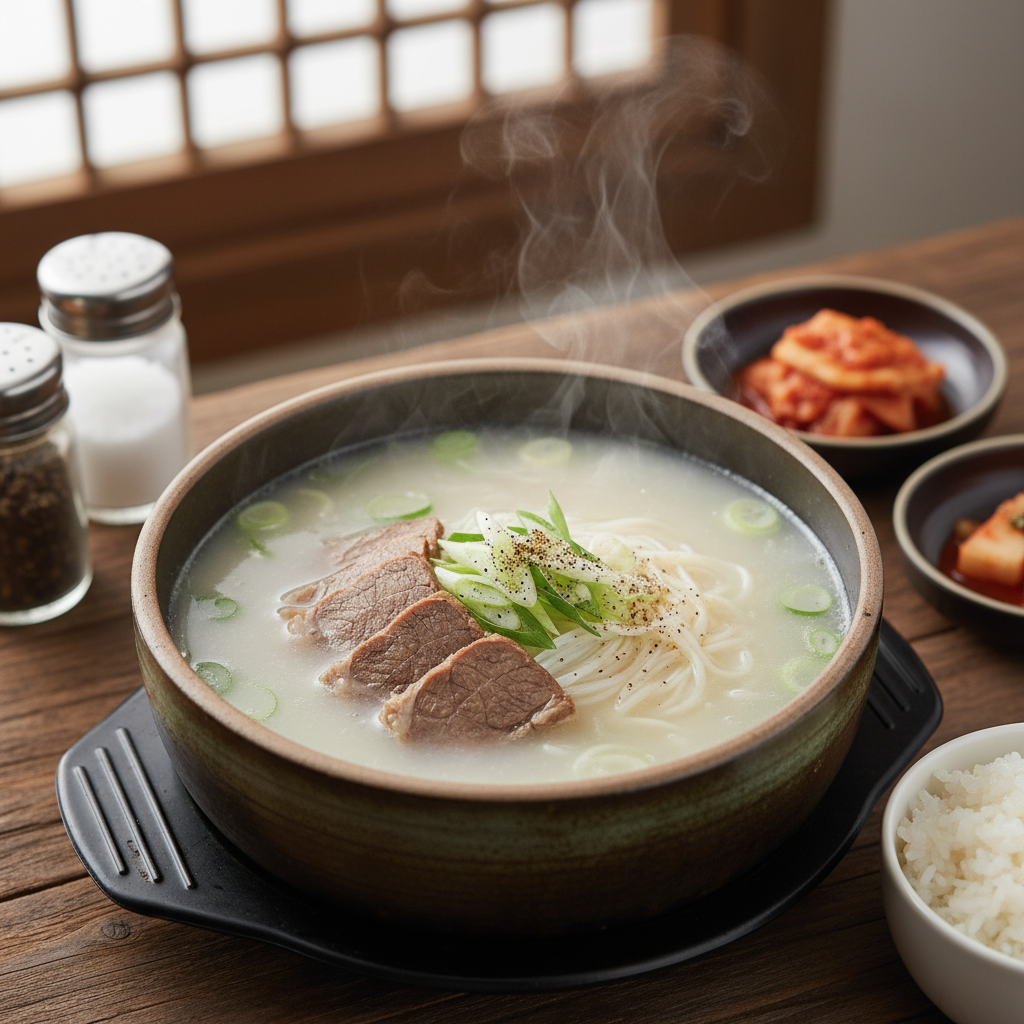 Seolleongtang Ox Bone Soup