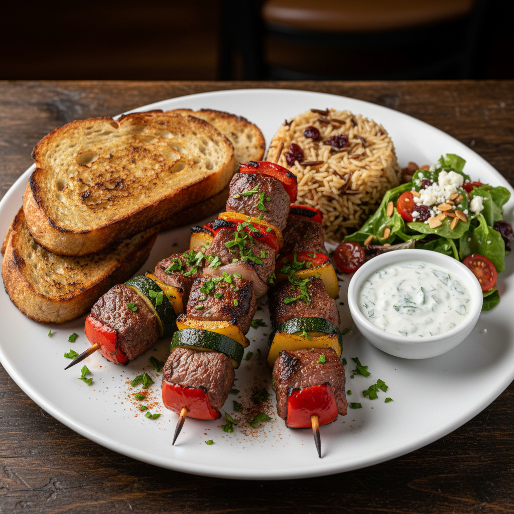 Colorado Grilled Lamb Skewer Plate