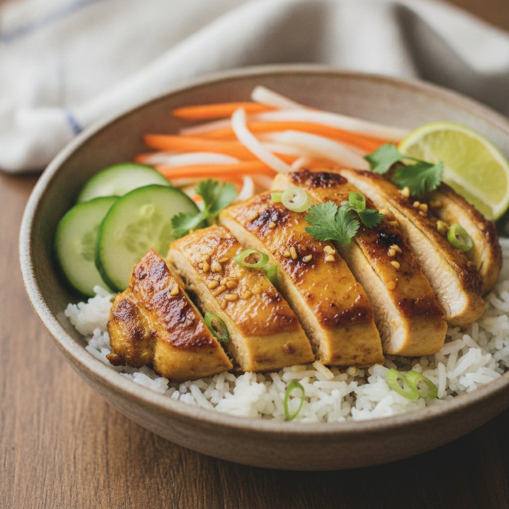 Turmeric Chicken Rice Bowl
