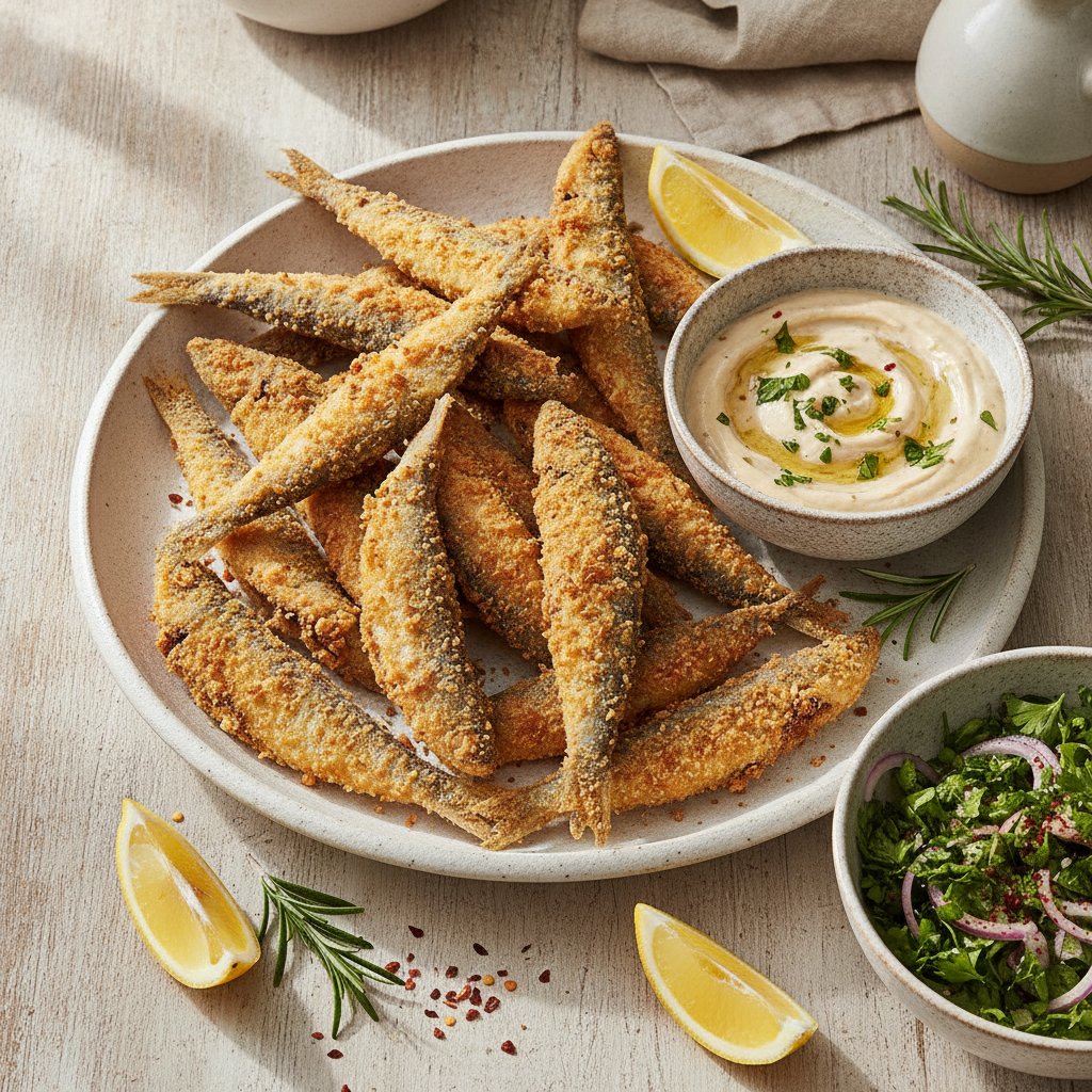 Crispy Fried Sardines (Keto)