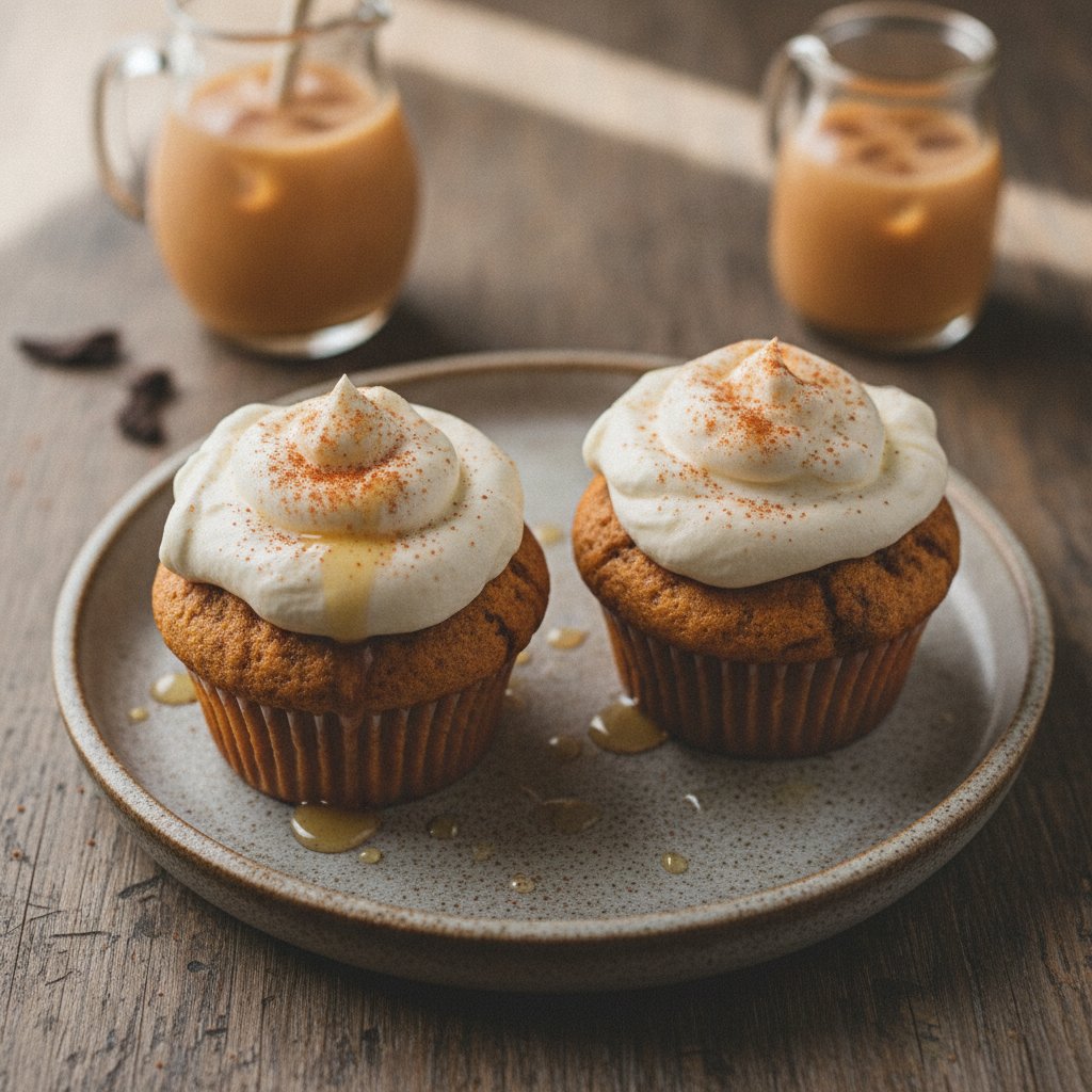 Thai Tea Cupcakes