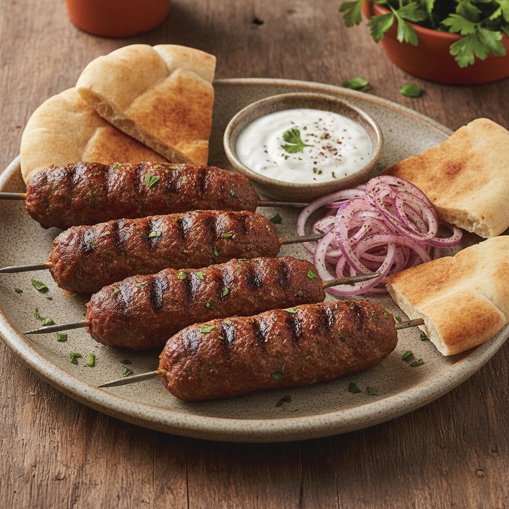 Spiced Meat Loaf Skewers