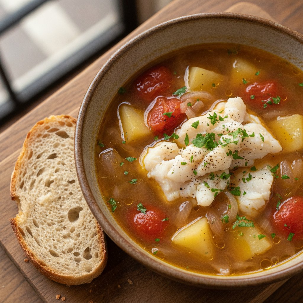 Salt Cod Soup