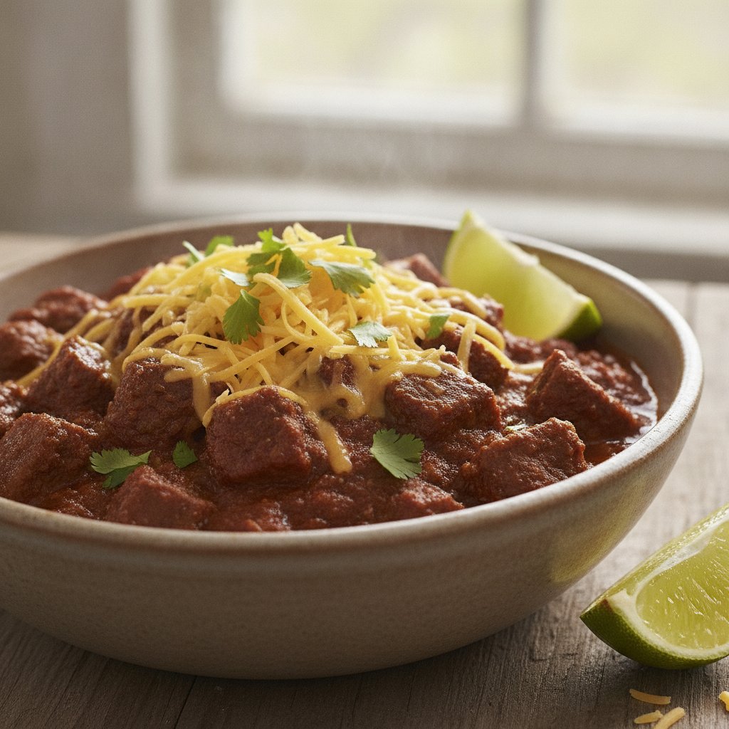Texas Chili con Carne — Bowl of Red (Keto)