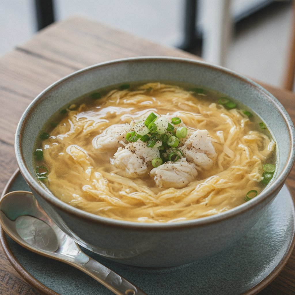 Egg Drop Soup with Crab (Gluten-Free)