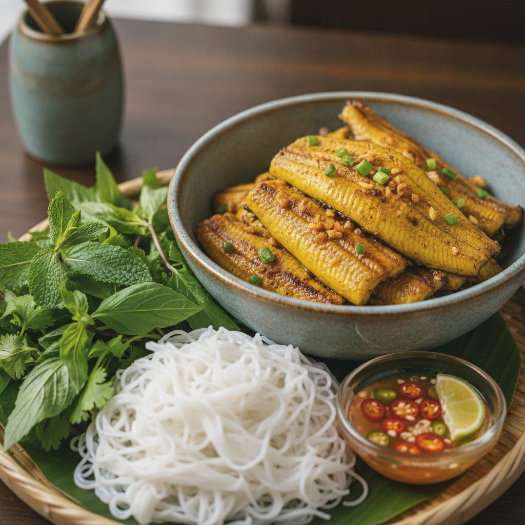 Grilled Eel with Turmeric