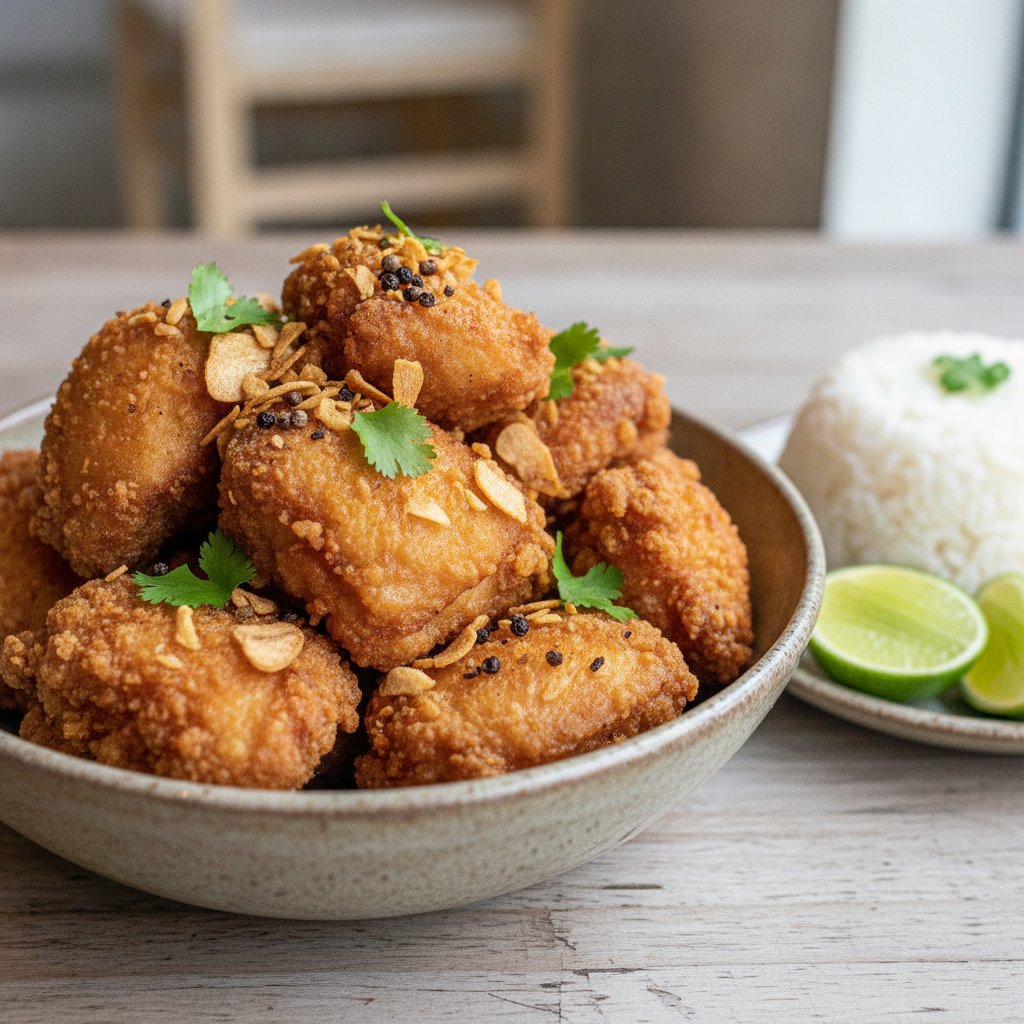 Garlic Pepper Fried Chicken