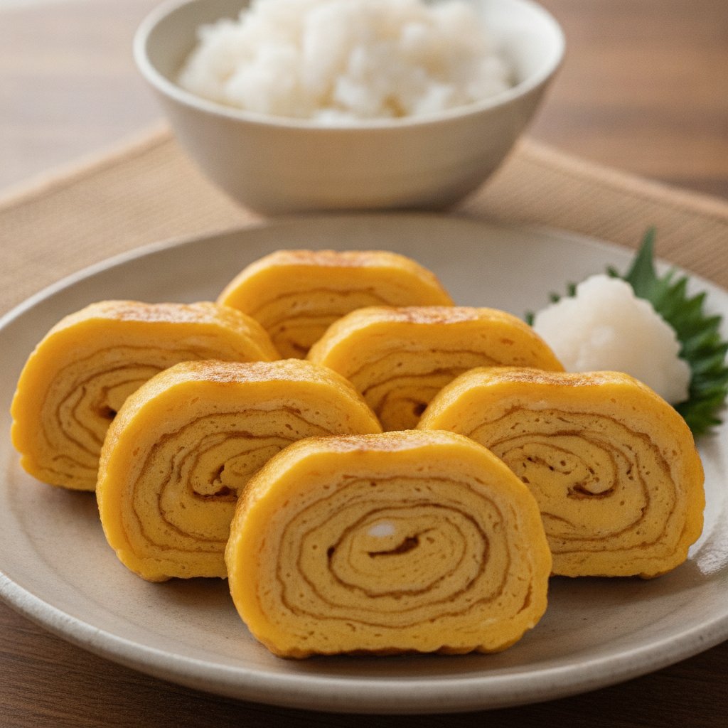 Rolled Sweet Egg Omelet