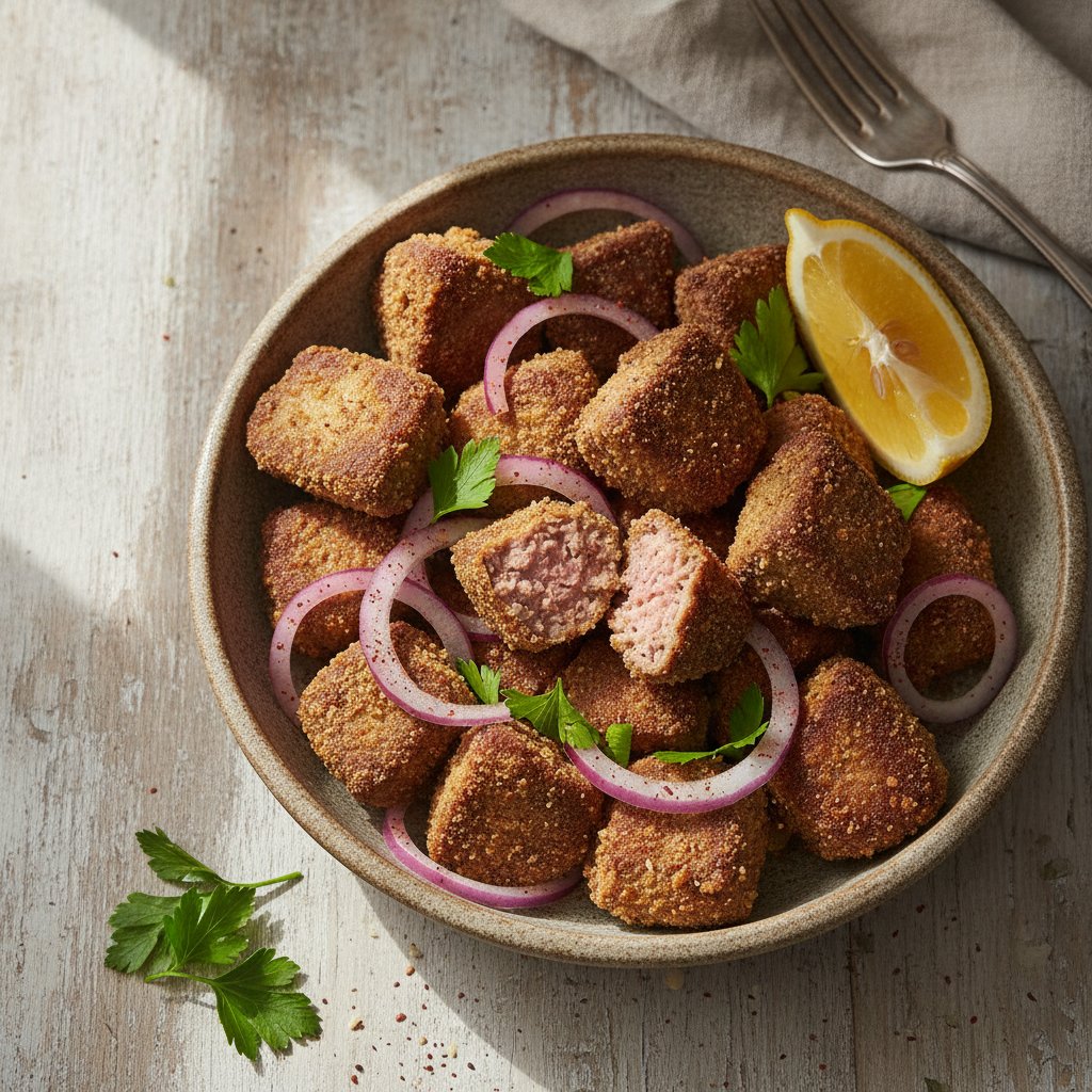 Fried Liver Cubes