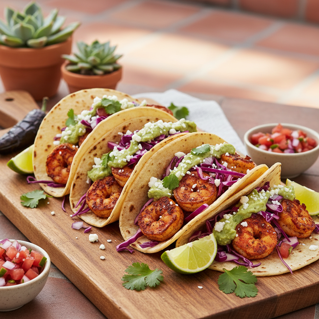 Tex-Mex Shrimp Tacos