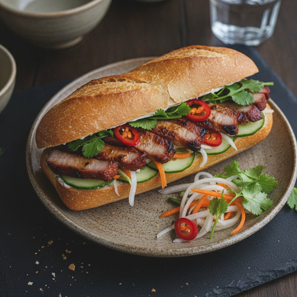 Vietnamese Grilled Pork Sandwich