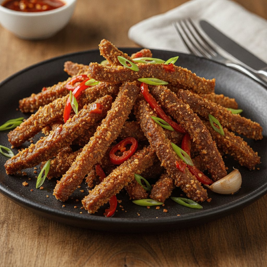 Crispy Shredded Beef (Keto)