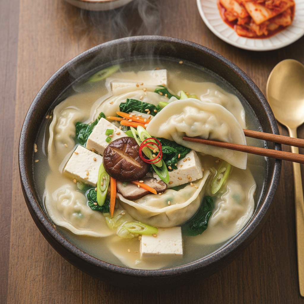 Vegetable Mandu Guk