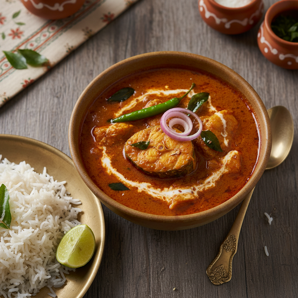 Tangy Coconut Fish Curry — Goan Fish Curry
