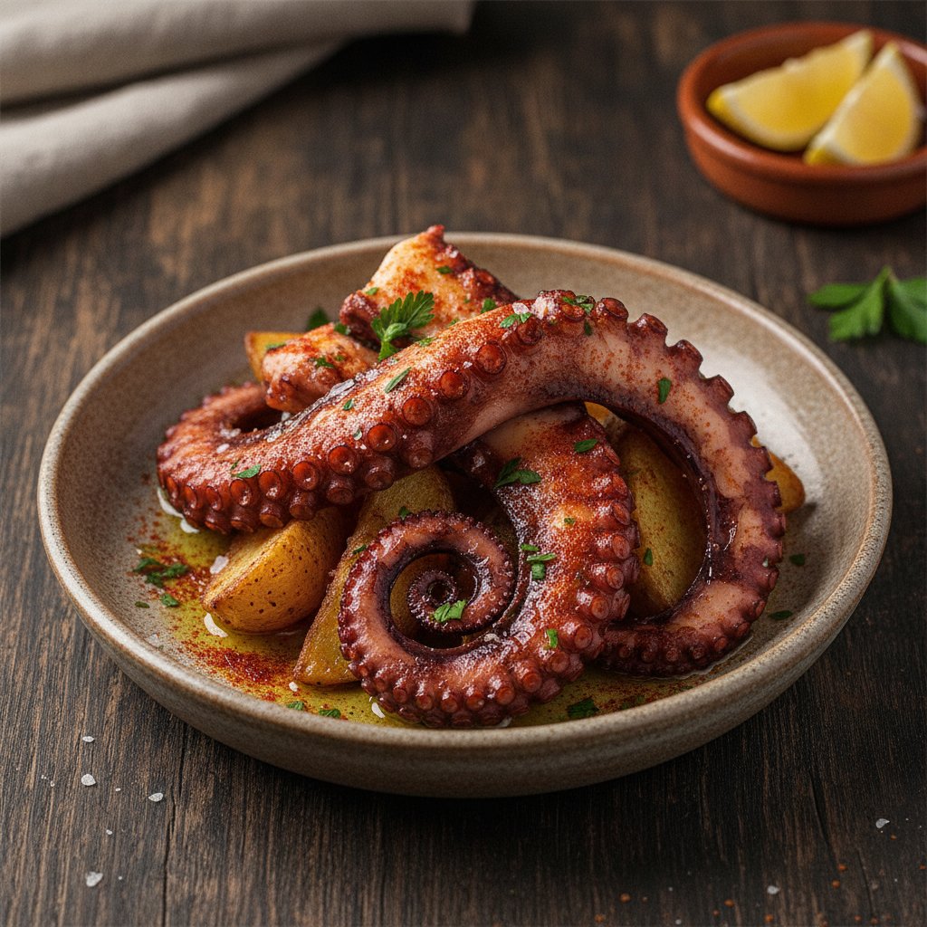 Grilled Octopus with Paprika (Gluten-Free)
