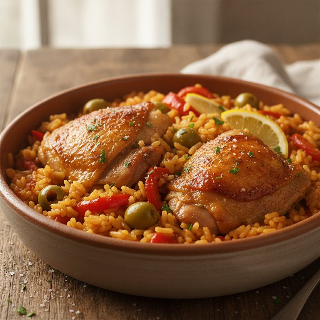 Spanish Chicken and Rice Stew
