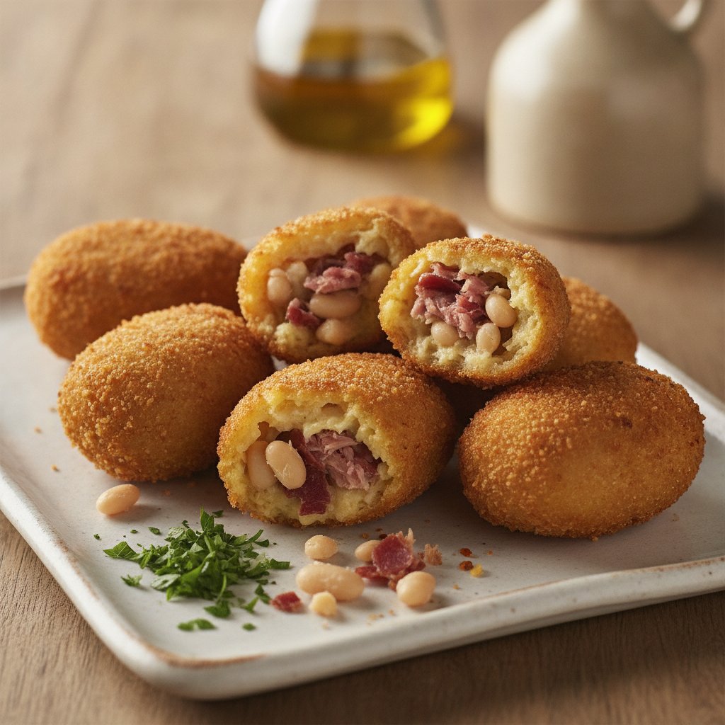 Cured Ham Croquettes (High-Protein)