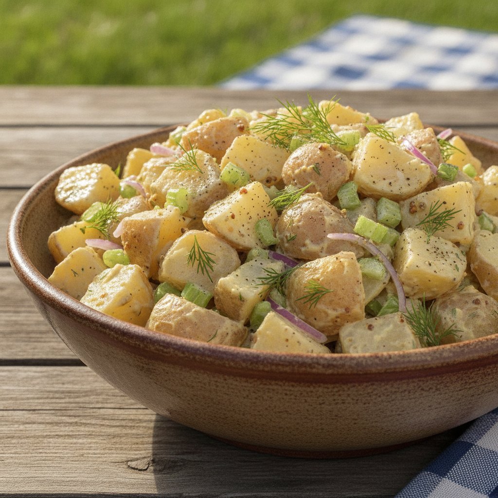 Classic American Potato Salad (Low-Chol)