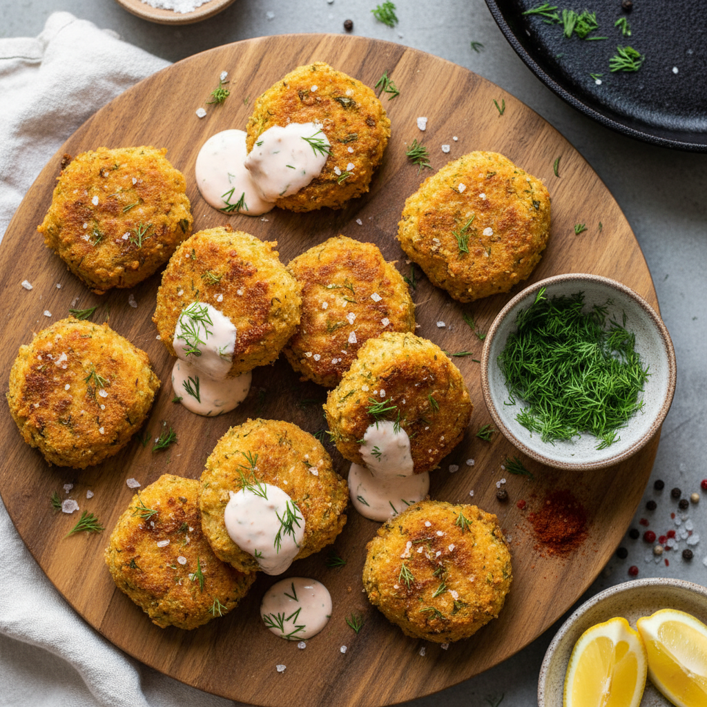 Baked Salmon Dill Bites