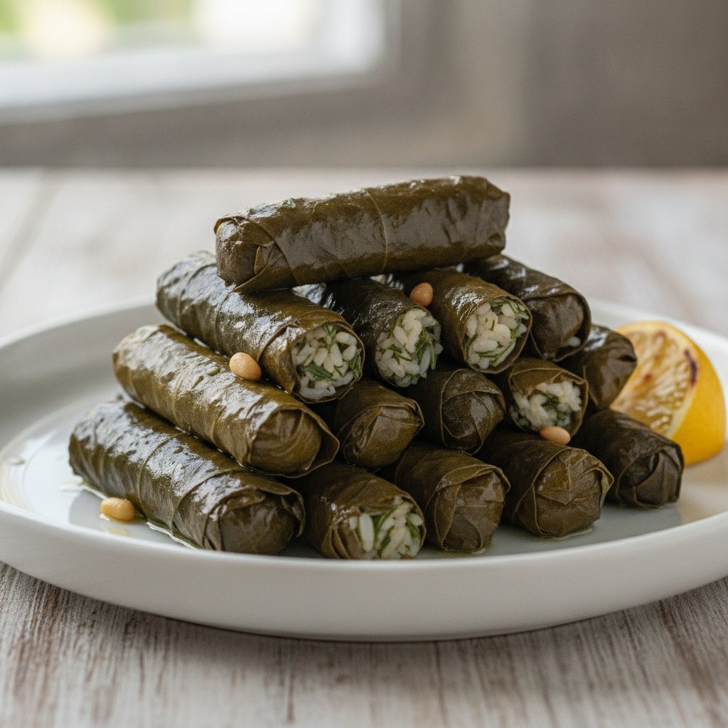 Stuffed Grape Leaves (Low-Calorie)