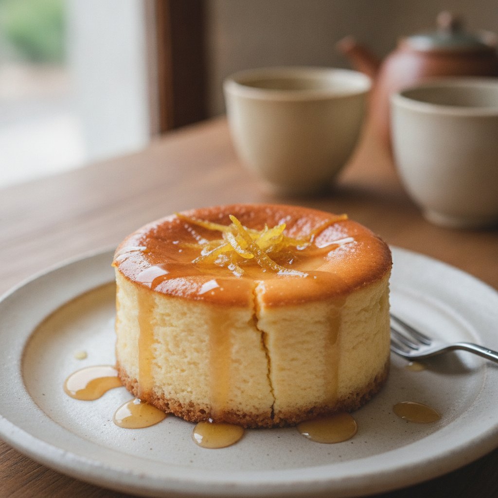 Honey Citron Cheesecake