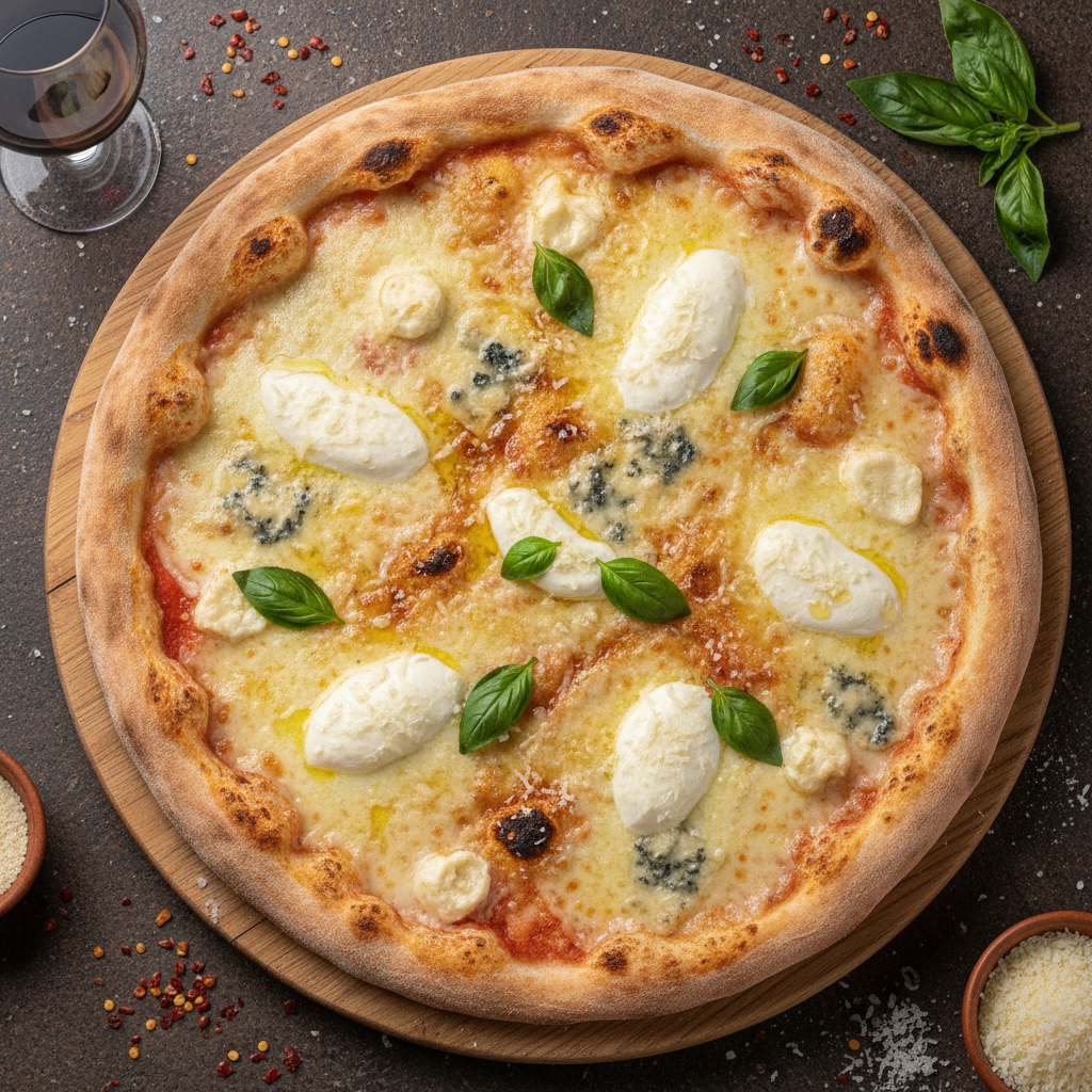 Pizza Quattro Formaggi Romana