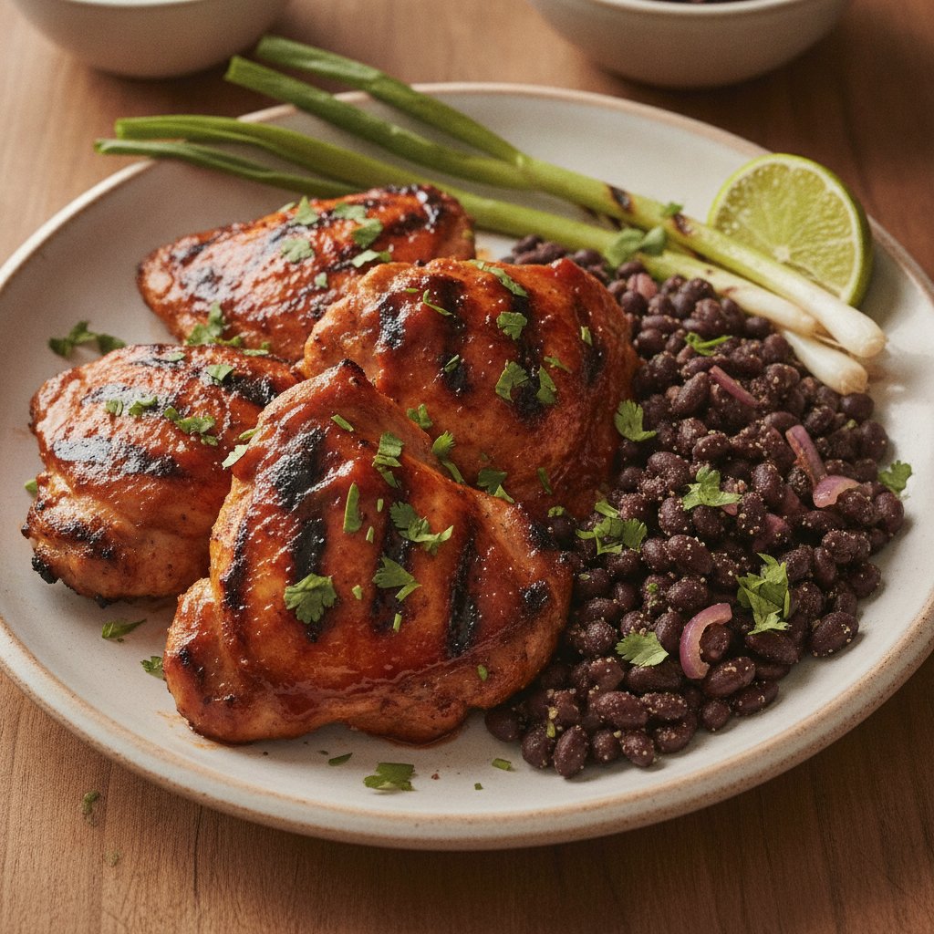 Grilled BBQ Chicken Thighs (High-Protein)