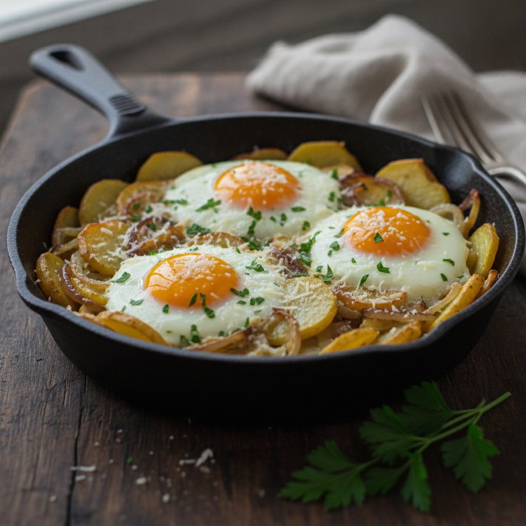 Potato and Onion Egg Bake (Gluten-Free)