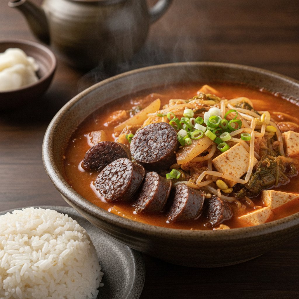 Blood Sausage Stew