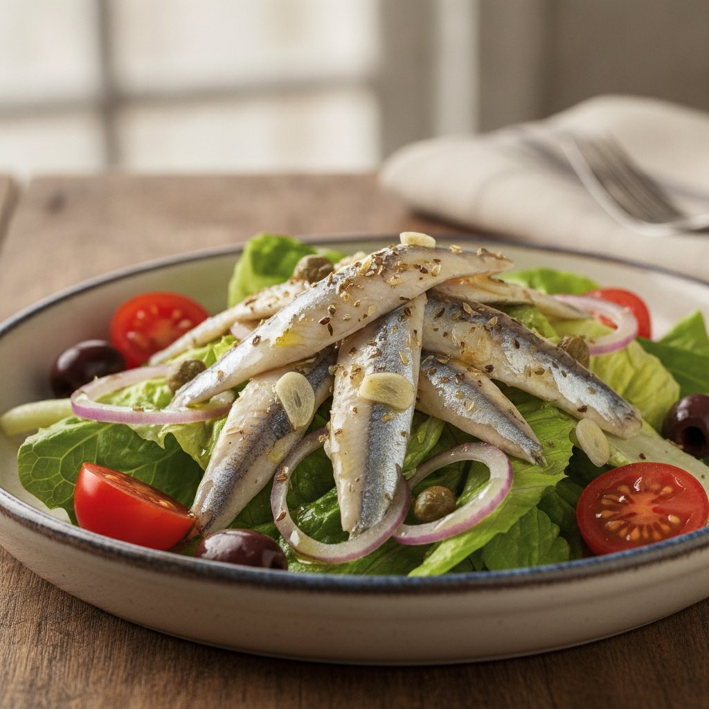Marinated Anchovy Salad